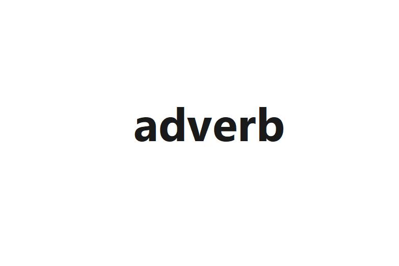adverb
