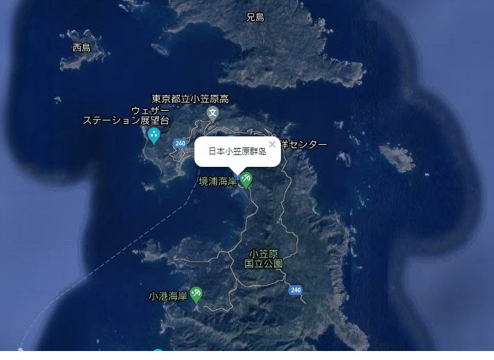 日本小笠原群島地震