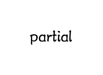 partial