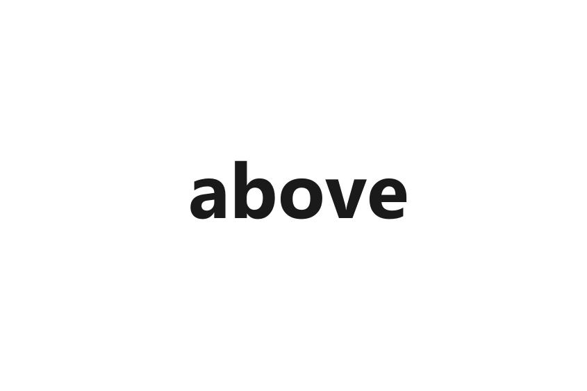 above