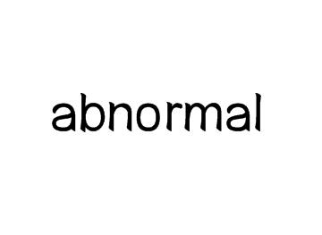 abnormal