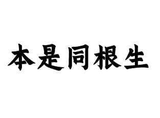 本是同根生