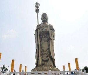 九华山地藏菩萨铜像