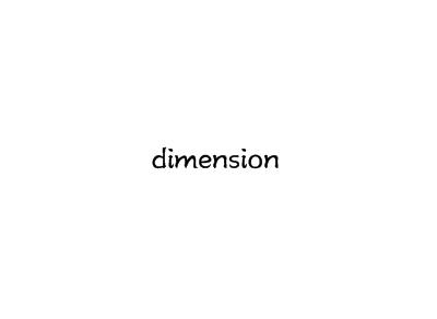 dimension