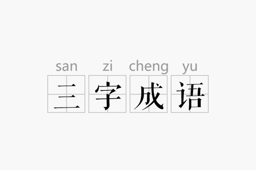 三字成语