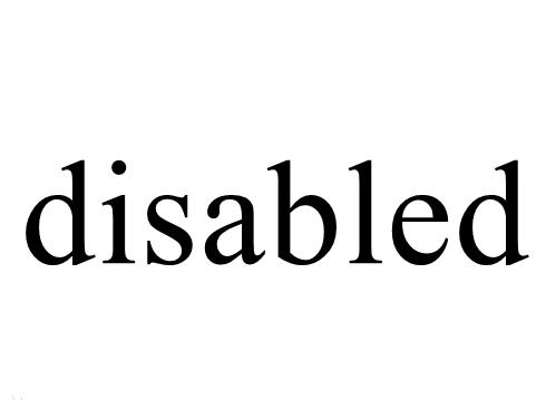 disabled